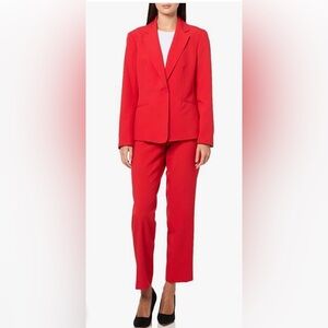 Le Suit Women's Red (Ruby) Pantsuit